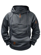 Men's Half-Zip Hoodie with Pocket – Casual, Everyday Wear