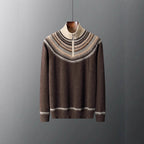 Men's Half-Zip Knit Sweater – Casual Wear, Layering