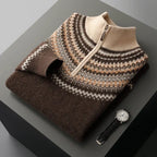 Men's Half-Zip Knit Sweater – Casual Wear, Layering