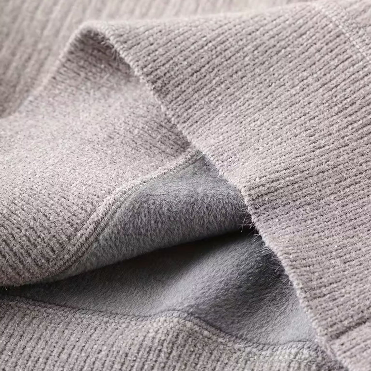 Men's Half-Zip Knit Sweater, Thick Striped Design – Casual Wear, Winter Fashion