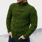 Men's Half-Zip Sweater – Casual Wear, Office Style