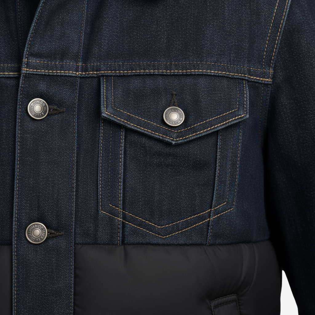 Men's Insulated Denim Jacket – Winter Warmth, Casual Style