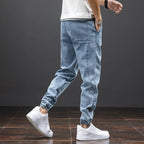 Men's Jogger Pants with Tapered Leg and Patch Detail – Casual, Everyday Wear