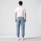 Men's Jogger Pants with Tapered Leg and Patch Detail – Casual, Everyday Wear