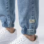 Men's Jogger Pants with Tapered Leg and Patch Detail – Casual, Everyday Wear