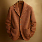 Men's Knit Blazer Cardigan – Casual Wear, Office Style