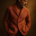 Men's Knit Blazer Cardigan – Casual Wear, Office Style