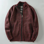 Men's Knit Plaid Jacket with Lining – Casual Wear, Stylish Layering