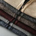 Men's Knit Plaid Jacket with Lining – Casual Wear, Stylish Layering