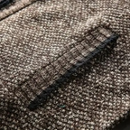 Men's Knit Plaid Jacket with Lining – Casual Wear, Stylish Layering