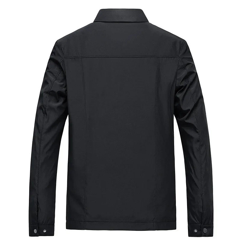 Men's Lightweight Zip Jacket – Casual, Outdoor