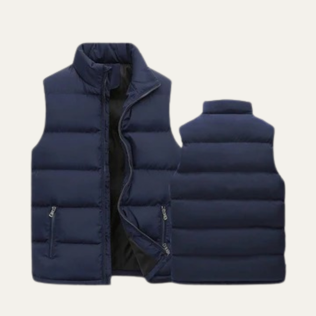 Men's Padded Puffer Gilet – Lightweight, Warm – Casual, Outdoor