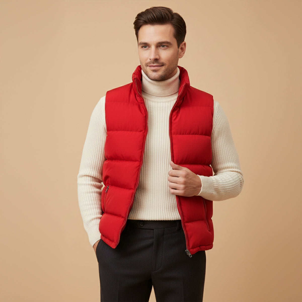 Men's Padded Puffer Gilet – Lightweight, Warm – Casual, Outdoor