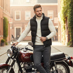 Men's Padded Puffer Gilet – Lightweight, Warm – Casual, Outdoor