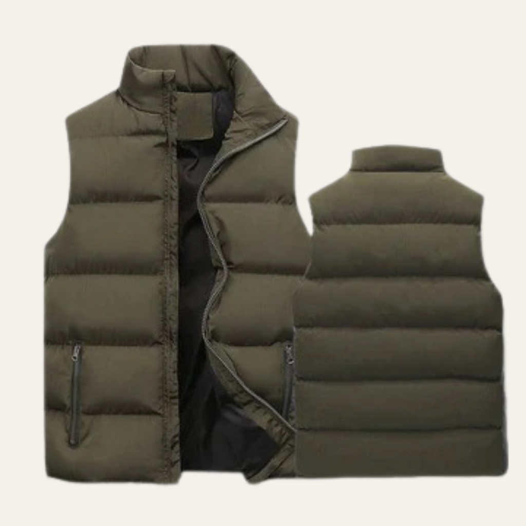 Men's Padded Puffer Gilet – Lightweight, Warm – Casual, Outdoor