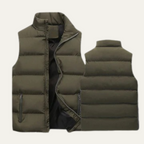 Men's Padded Puffer Gilet – Lightweight, Warm – Casual, Outdoor