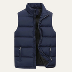 Men's Padded Puffer Gilet – Lightweight, Warm – Casual, Outdoor