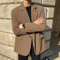 Men's Plaid Blazer, Relaxed Fit – Office, Casual Wear