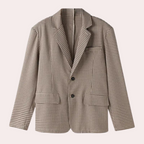 Men's Plaid Blazer, Relaxed Fit – Office, Casual Wear