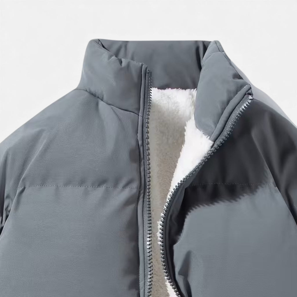 Men's Puffer Jacket, Warm Quilted – Casual Wear, Outdoor Activities