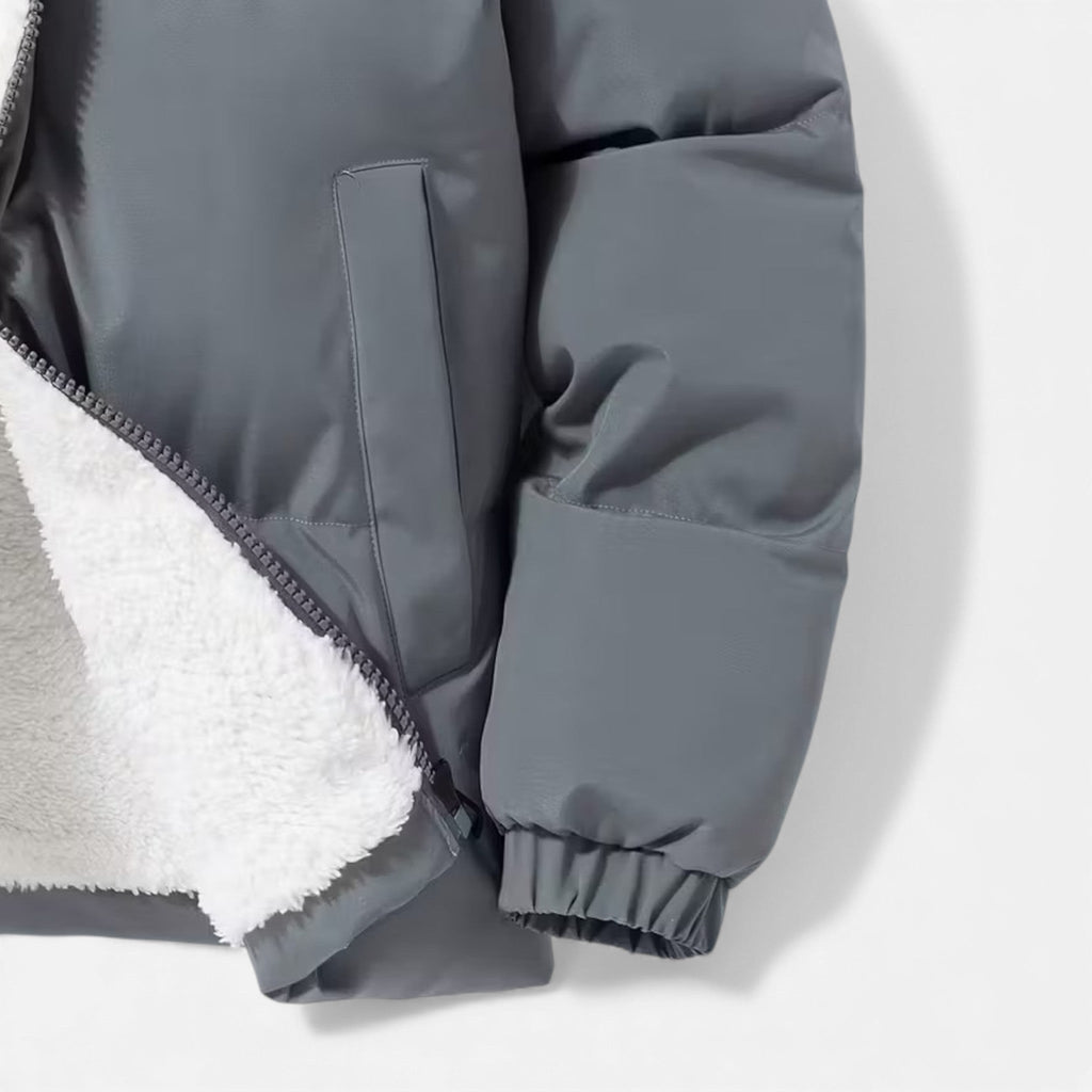 Men's Puffer Jacket, Warm Quilted – Casual Wear, Outdoor Activities
