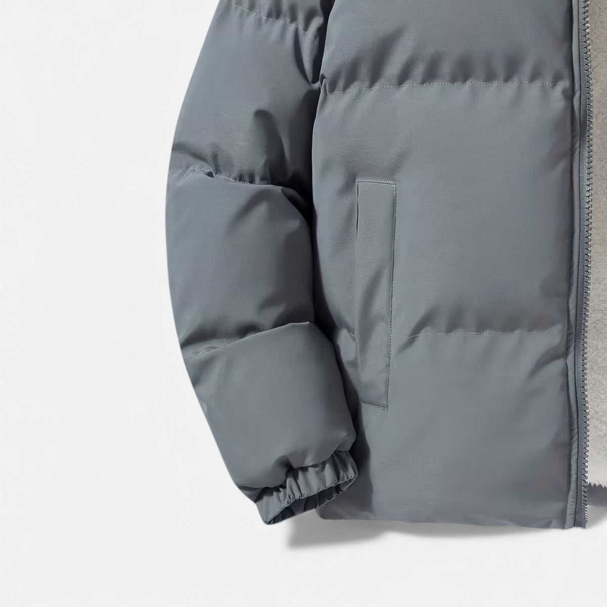 Men's Puffer Jacket, Warm Quilted – Casual Wear, Outdoor Activities
