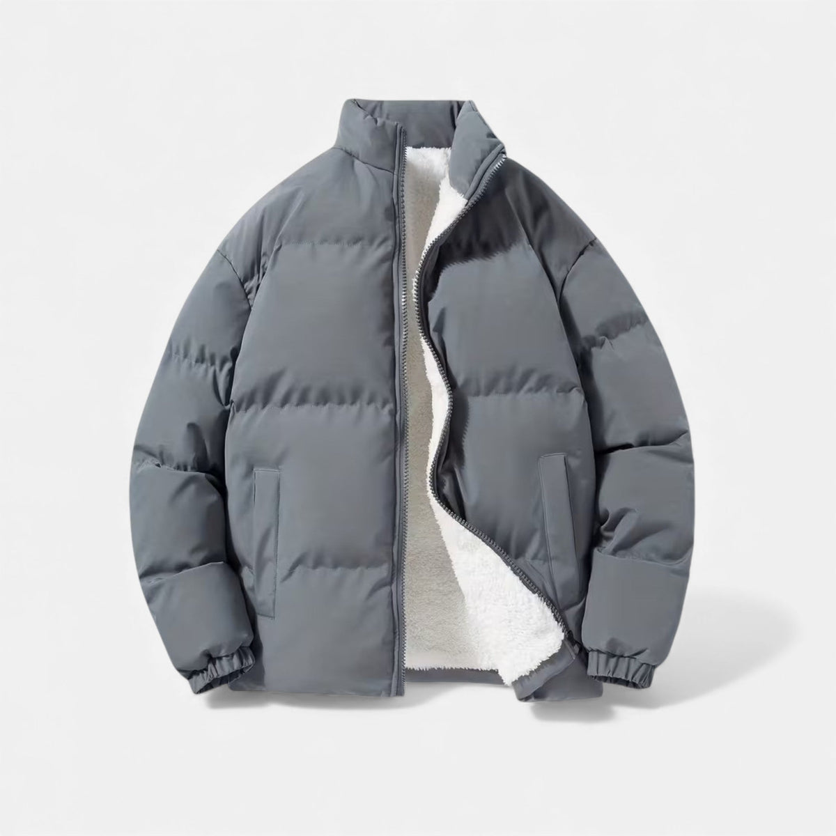 Men's Puffer Jacket, Warm Quilted – Casual Wear, Outdoor Activities