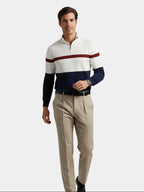 Men's Quarter-Zip Sweater, Premium Cotton, Long Sleeve – Casual, Office