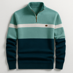 Men's Quarter-Zip Sweater in Cotton – Casual, Office