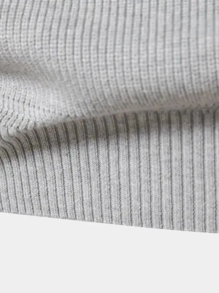 Men's Quarter-Zip Sweater in Premium Cotton – Casual Wear, Stylish Layering
