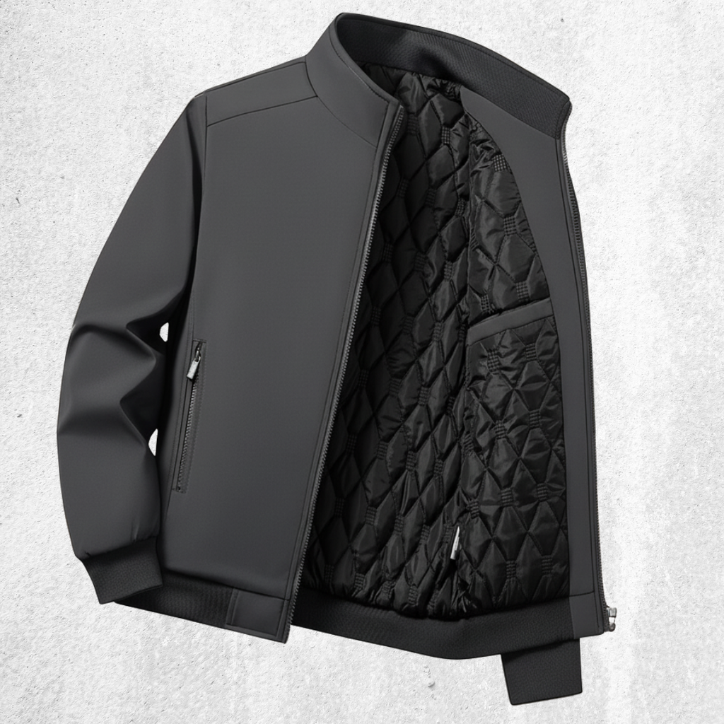 Men's Quilted Softshell Jacket - Lightweight, Warm – Everyday Wear, Outdoor Activities