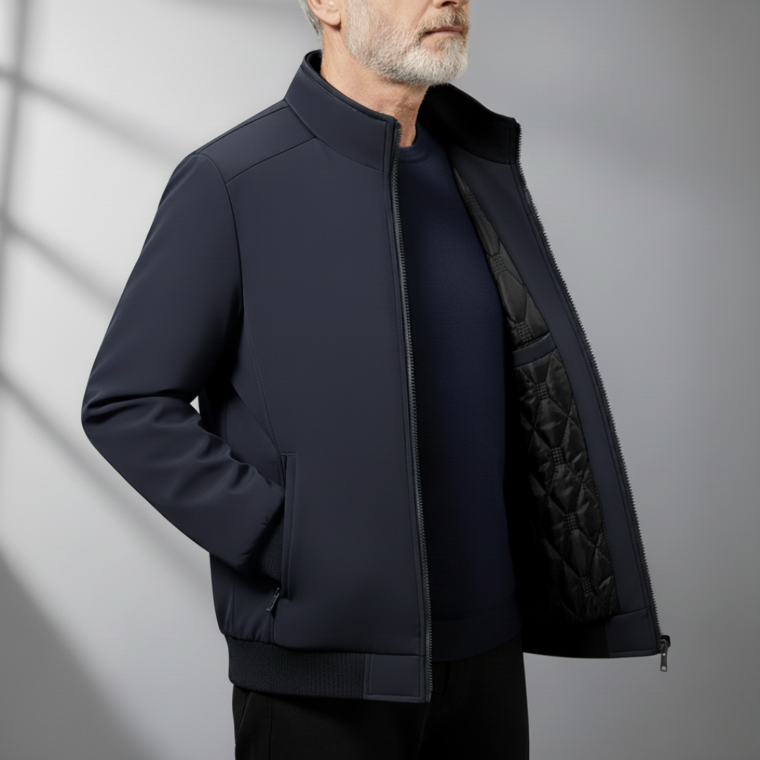 Men's Quilted Softshell Jacket - Lightweight, Warm – Everyday Wear, Outdoor Activities