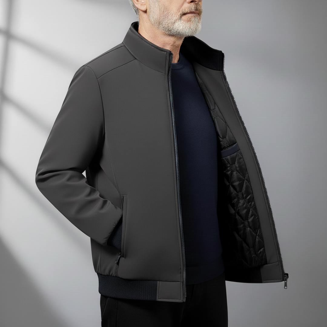 Men's Quilted Softshell Jacket - Lightweight, Warm – Everyday Wear, Outdoor Activities