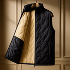 Men's Sherpa Vest with Plush Lining – Lightweight, Water-Resistant – Casual, Outdoor