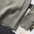 Men's Sweater Crew Neck with Elbow Patches – Casual, Everyday Wear