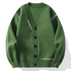 Men's Sweater with Embroidery Pattern, Lightweight – Casual Wear, Everyday Comfort