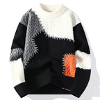 Men's Textured Sweater - Modern Design, Comfortable Fit – Casual, Everyday Wear