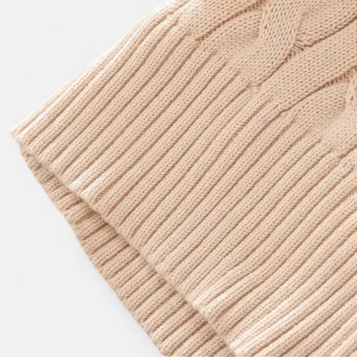 Men's Turtleneck Sweater with Zipper, Thick Fabric – Casual Wear, Winter Fashion