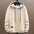 Men's Two Tone Drawstring Hoodie – Casual, Everyday Wear