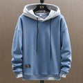 Men's Two Tone Drawstring Hoodie – Casual, Everyday Wear