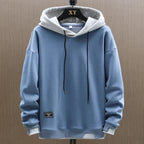 Men's Two Tone Drawstring Hoodie – Casual, Everyday Wear