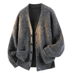 Men's V-Neck Cardigan, Warm & Relaxed Fit – Casual Wear, Everyday Comfort