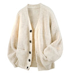 Men's V-Neck Cardigan, Warm & Relaxed Fit – Casual Wear, Everyday Comfort