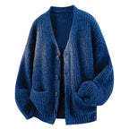 Men's V-Neck Cardigan, Warm & Relaxed Fit – Casual Wear, Everyday Comfort