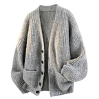 Men's V-Neck Cardigan, Warm & Relaxed Fit – Casual Wear, Everyday Comfort