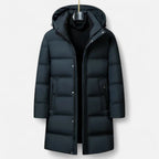 Men's Winter Down Parka with Hood – Outdoor, Casual
