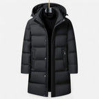 Men's Winter Down Parka with Hood – Outdoor, Casual