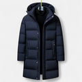 Men's Winter Down Parka with Hood – Outdoor, Casual