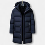 Men's Winter Down Parka with Hood – Outdoor, Casual