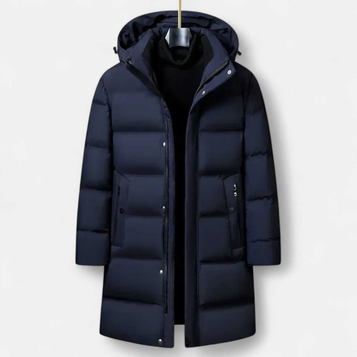 Men's Winter Down Parka with Hood – Outdoor, Casual